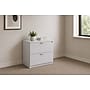Boss Office Products 2-Drawer Lateral File Cabinet, Letter/Legal Size, Lockable, 29.5"H x 31"W x 20"D, White (N112-WT)~#|#~sp320815175_sc7