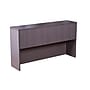 Boss Office Products U-Shaped Desk with Hutch, File Cabinet, and Bookcase, Driftwood (GROUPA28-DW)~#|#~sp320815210_sc7