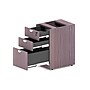 Boss Office Products U-Shaped Desk with Hutch, File Cabinet, and Bookcase, Driftwood (GROUPA28-DW)~#|#~sp320815211_sc7