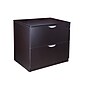 Boss Office Products 2-Drawer Lateral File Cabinet, Letter/Legal Size, Lockable, 29.5"H x 31"W x 22"D, Mocha (N112-MOC)~#|#~sp320815250_sc7