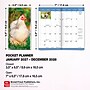 2027-2028 BrownTrout Chickens 3.5" x 6.5" Monthly Planner (9798330710249)~#|#~sp320815857_sc7