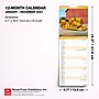 2027 BrownTrout Tractors 5.7" x 16.5" Monthly Slimline Wall Calendar (9798330710270)~#|#~sp320815930_sc7