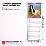 2027 BrownTrout Horse Lovers 5.7" x 16.5" Monthly Slimline Wall Calendar (9798330710294)~#|#~sp320816075_sc7