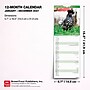 2027 BrownTrout Chickens 5.7" x 16.5" Monthly Slimline Wall Calendar (9798330710287)~#|#~sp320816106_sc7