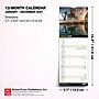 2027 BrownTrout Banksy's Graffiti 5.7" x 16.5" Monthly Slimline Wall Calendar (9798330713004)~#|#~sp320816116_sc7