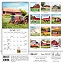 2027 BrownTrout Beckoning Barns 7" x 7" Monthly Wall Calendar (9781773728827)~#|#~sp320816121_sc7