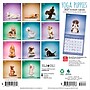 2027 BrownTrout Yoga Puppies 7" x 7" Monthly Wall Calendar (9798330713578)~#|#~sp320816391_sc7
