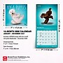 2027 BrownTrout Yoga Puppies 7" x 7" Monthly Wall Calendar (9798330713578)~#|#~sp320816396_sc7
