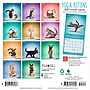 2027 BrownTrout Yoga Kittens 7" x 7" Monthly Wall Calendar (9798330713530)~#|#~sp320816442_sc7