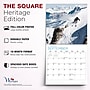 2027 BrownTrout Skiing 12" x 12" Monthly Wall Calendar (9781525617744)~#|#~sp320817073_sc7