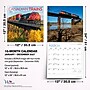 2027 BrownTrout Canadian Trains 12" x 12" Monthly Wall Calendar (9781525617362)~#|#~sp320817175_sc7