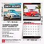 2027 BrownTrout Classic Chevy Pickups 12" x 12" Monthly Wall Calendar (9798330713134)~#|#~sp320817337_sc7