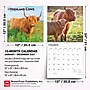2027 BrownTrout Highland Cows 12" x 12" Monthly Wall Calendar (9798330711918)~#|#~sp320818363_sc7