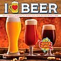 2027 BrownTrout I Love Beer 12" x 12" Monthly Wall Calendar (9798330711420)~#|#~sp320818607_sc7