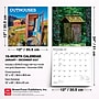 2027 BrownTrout Outhouses 12" x 12" Monthly Wall Calendar (9798330711338)~#|#~sp320829274_sc7