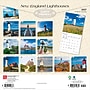 2027 BrownTrout New England Lighthouses 12" x 12" Monthly Wall Calendar (9798330710331)~#|#~sp320830808_sc7