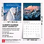2027 BrownTrout World's Greatest Mountains 12" x 12" Monthly Wall Calendar (9798330711581)~#|#~sp320836955_sc7