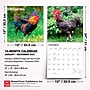 2027 BrownTrout Roosters 12" x 12" Monthly Wall Calendar (9798330711956)~#|#~sp320860426_sc7