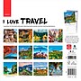 2027 BrownTrout I Love Travel 12" x 12" Monthly Wall Calendar (9347301107238)~#|#~sp320865758_sc7