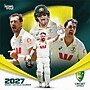 2027 BrownTrout Cricket Australia 12" x 12" Monthly Wall Calendar (9347301107207)~#|#~sp320866777_sc7