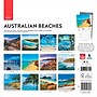 2027 BrownTrout Australian Beaches 12" x 12" Monthly Wall Calendar (9347301107061)~#|#~sp320866950_sc7