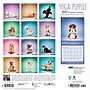 2027 BrownTrout Yoga Puppies 12" x 12" Monthly Wall Calendar (9798330713585)~#|#~sp320874541_sc7