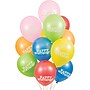 Say Hooray! 12" Latex Balloons, Happy Birthday Assorted Colors, 180/Pack (041001)~#|#~sp320961179_sc7