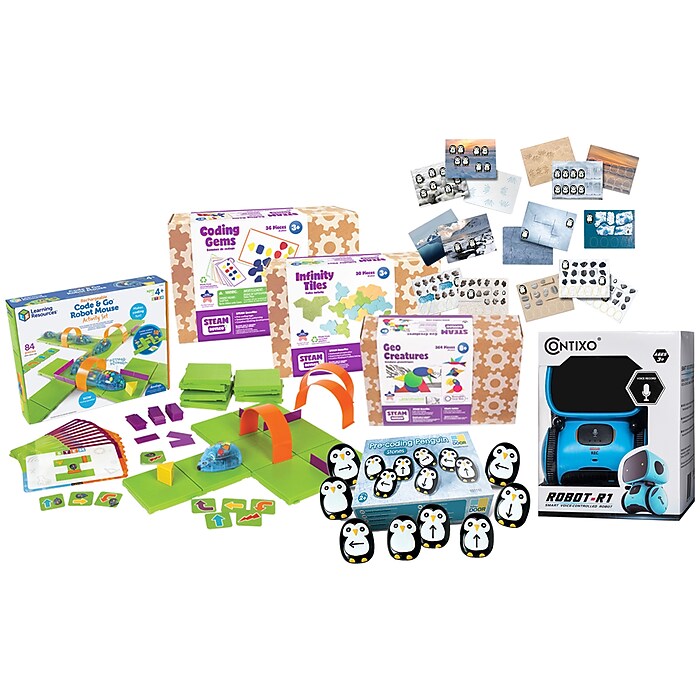 Educators Resource Robotics & Coding Learning Stations Kit