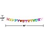 Say Hooray! Colorful Happy Birthday Banner, 12/Pack (359164)~#|#~sp320974577_sc7