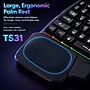 SaharaCase Ultima Wired Ergonomic Gaming Number Pad, Black (KB24)~#|#~sp321117460_sc7