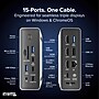 Plugable 15-in-1 USB-C MST Triple Display Docking Station with 2.5Gbps Ethernet and 100W Charging (UD-MSTH3)~#|#~sp321117751_sc7