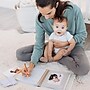 Pearhead First 5 Years Fabric Scrapbooking Album, 9" x 9", Gray, 56 Pages (75163)~#|#~sp321181226_sc7