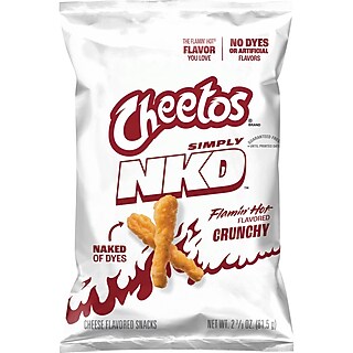 Cheetos Simply NKD Gluten Free Flamin Hot Crunchy, 2.75 oz., 32