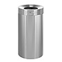 Alpine Industries Stainless Steel Trash Can with Open Lid, 27 Gallon, Silver (ALP475-27)~#|#~sp321186738_sc7