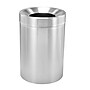 Alpine Industries Stainless Steel Trash Can with Open Lid, 50 Gallon, Silver (ALP475-50)~#|#~sp321186806_sc7