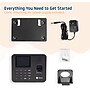 uAttend RE2000 Fingerprint Time Clock System, Black (RE2000)~#|#~sp321253573_sc7