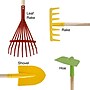 Hey! Play! Kids Garden Tools Set, Assorted Colors, 4 Pieces/Set (80-PP-GT)~#|#~sp321431695_sc7
