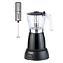 Brentwood 6-Cup Electric Moka Pot Espresso Machine with Electric Milk Frother & Drink Mixer, Black (KITBTWCOFFEE01)~#|#~sp321498284_sc7