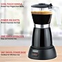 Brentwood 6-Cup Electric Moka Pot Espresso Machine with Electric Milk Frother & Drink Mixer, Black (KITBTWCOFFEE01)~#|#~sp321498289_sc7