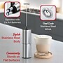 Brentwood 6-Cup Electric Moka Pot Espresso Machine with Electric Milk Frother & Drink Mixer, Black (KITBTWCOFFEE01)~#|#~sp321498290_sc7