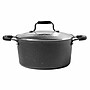 The Rock by Starfrit Aluminum 5-Qt. Nonstick Casserole Dutch Oven, Black (060343-002-0000)~#|#~sp321498349_sc7