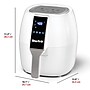 Starfrit 3.5 Liter Digital Air Fryer, White (024606-001-0000)~#|#~sp321498444_sc7
