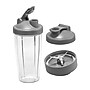 Starfrit 28-oz. 3-Speed 300-Watt Electric Personal Blender with 2 Tumblers & 2 To-Go Lids, Gray (024325-003-0000)~#|#~sp321498546_sc7