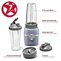 Starfrit 28-oz. 3-Speed 300-Watt Electric Personal Blender with 2 Tumblers & 2 To-Go Lids, Gray (024325-003-0000)~#|#~sp321498551_sc7
