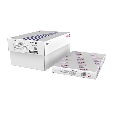 Xerox® Bold™ Coated Satin Digital Printing Paper, 100 lb. Cover, 18" x