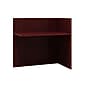 Boss Office Products 71" Reception Workstation with Pedestal, Mahogany (GROUPB-M)~#|#~sp321504113_sc7