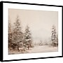 Amanti Art Warm Winter Forest Landscape by The Creative Bunch Studio Wood Framed Wall Art Print, 41"W x 33"H~#|#~sp321505098_sc7