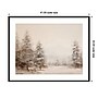 Amanti Art Warm Winter Forest Landscape by The Creative Bunch Studio Wood Framed Wall Art Print, 41"W x 33"H~#|#~sp321505102_sc7