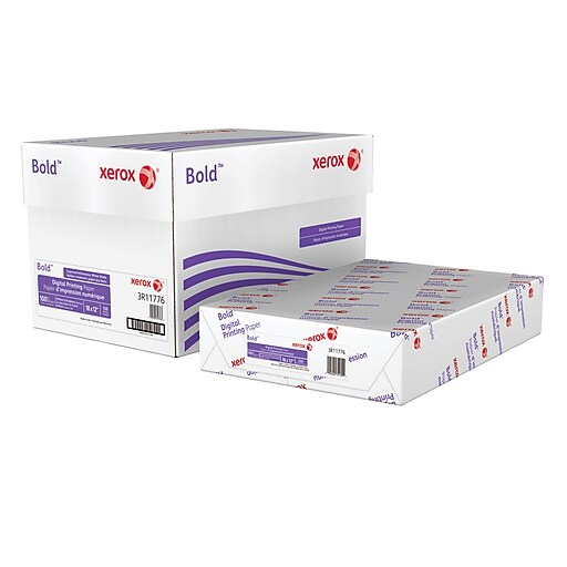 Xerox® Bold Digital™ Printing Paper, 100 lb. Cover, 100 Bright, 18"x12