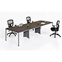Boss Office Products Simple System 142"W Meeting Table, Driftwood (S403)~#|#~sp321568910_sc7
